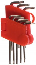 Ключи звездочки CrV 8 шт. Т5-Т20 64001