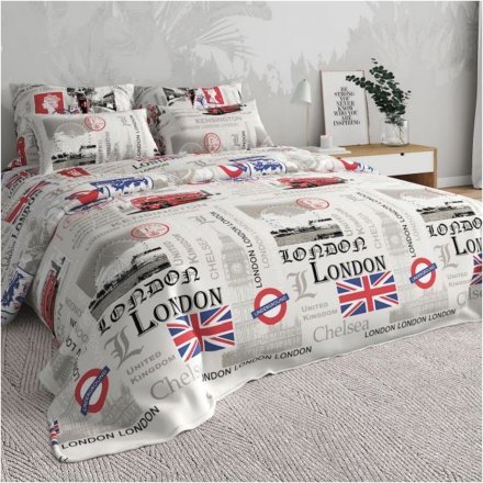 Комплект постельного белья, Бязь Letto, Евро, B531, наволочка 70х70 (2шт)