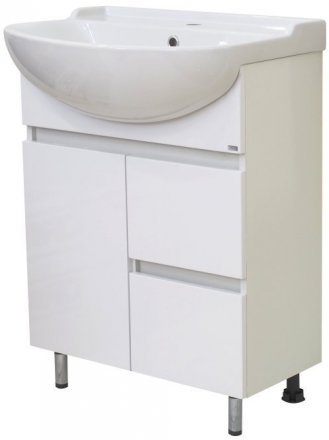 Тумба Амур-70 напольная с 2 ящ. (ПВХ) с раков. меб. Амур-70