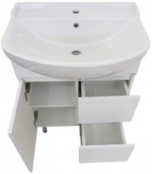 Тумба Амур-70 напольная с 2 ящ. (ПВХ) с раков. меб. Амур-70