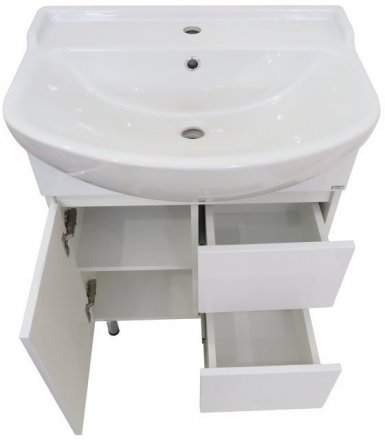 Тумба Амур-70 напольная с 2 ящ. (ПВХ) с раков. меб. Амур-70