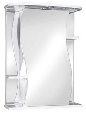 Шкаф зеркальный навесной Лилия 60 прав.