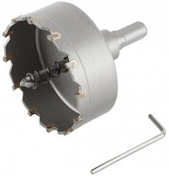 Коронка кольцевая с карбид. вставками Профи (для нерж. стали) 68 мм 36854