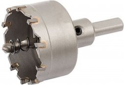 Коронка кольцевая с карбид. вставками Профи (для нерж. стали) 70 мм 36855