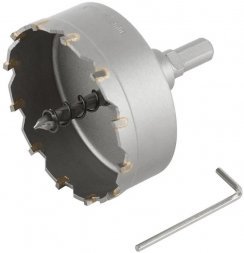 Коронка кольцевая с карбид. вставками Профи (для нерж. стали) 73 мм 36856