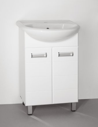 Тумба Style Line с раковиной Ирис 55 под умывальник Уют 55