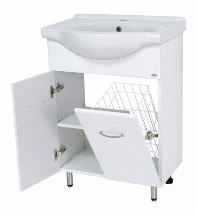 Тумба Классик-60 прямая + Б/К с раков. мебельн. Селигер-60 см